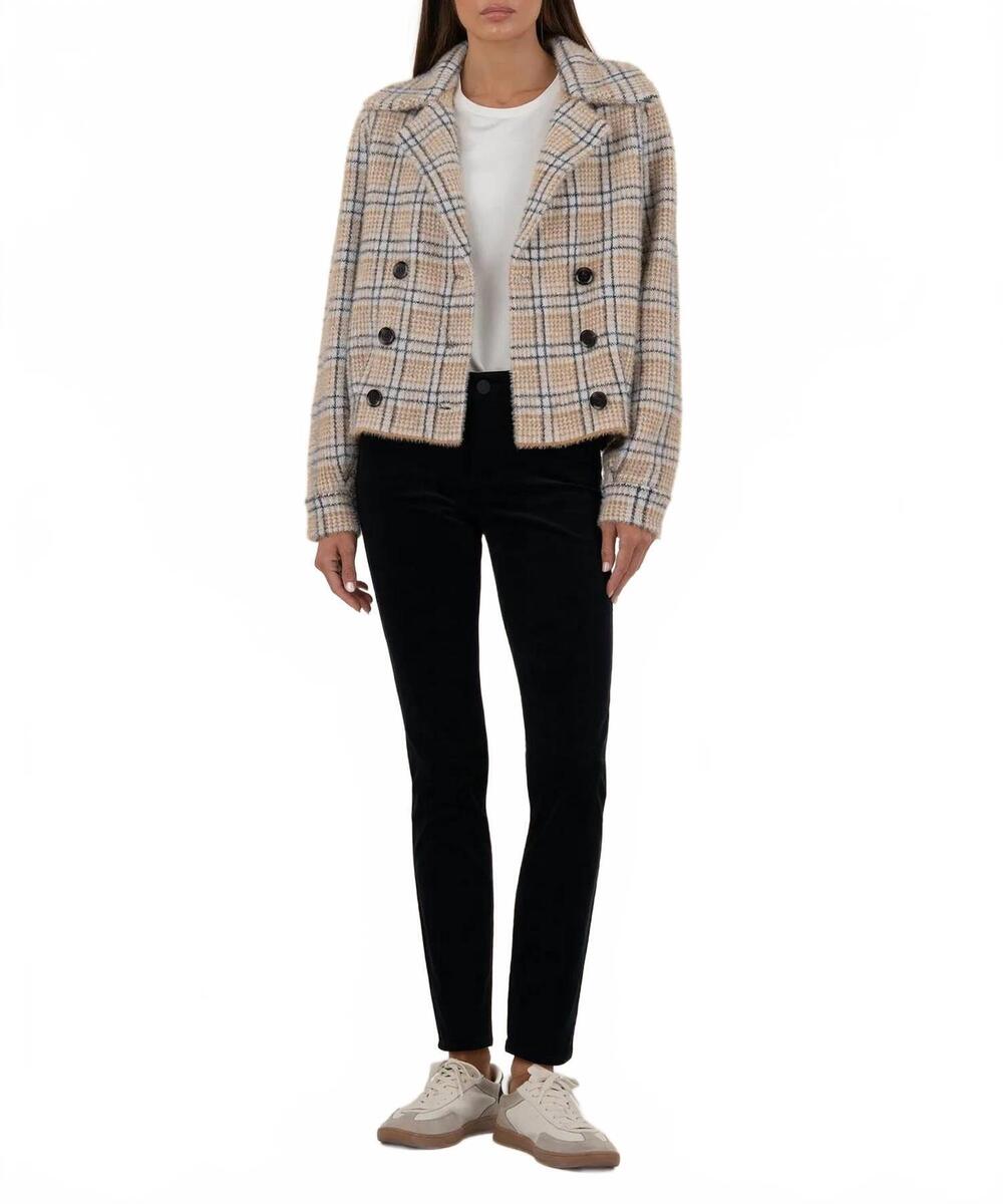 NEW KUT FROM THE KLOTH aaliyah coat in cream